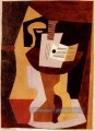 Guitare et partition sur un gueridon 1920 cubisme Pablo Picasso